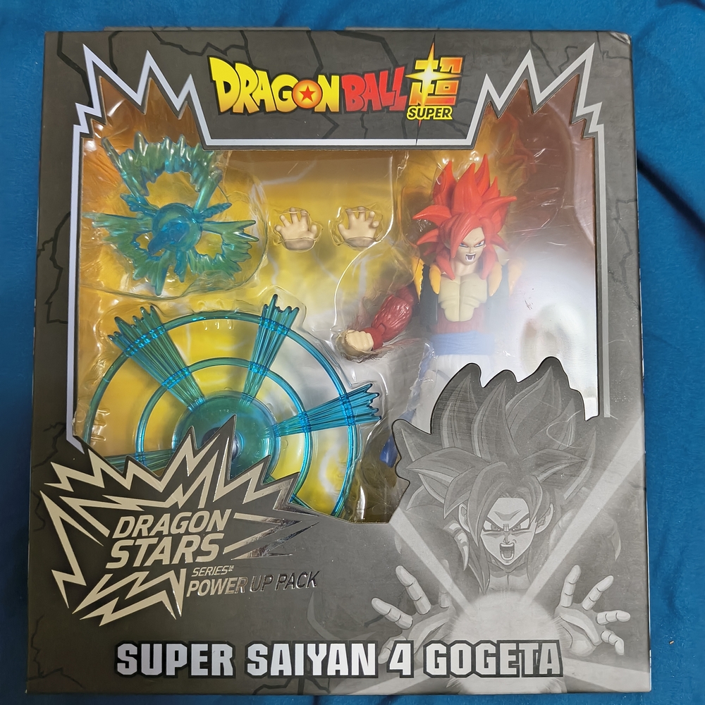Super Saiyan 4 Gogeta Action Figure - Red and Blue